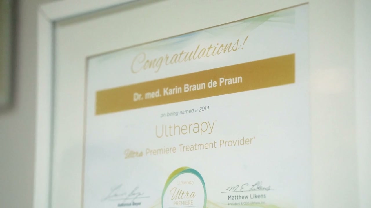 Ultherapy® Premiere Treatment Provider – Nachweis
